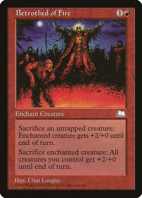 Betrothed of Fire - Weatherlight Common Card
