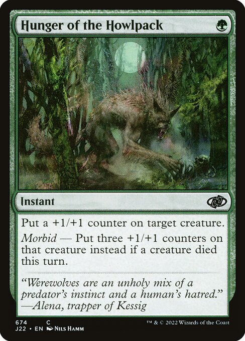 Hunger of the Howlpack - Jumpstart 2022 Common Card