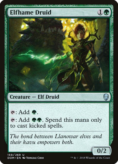 Elfhame Druid - Dominaria Uncommon Card