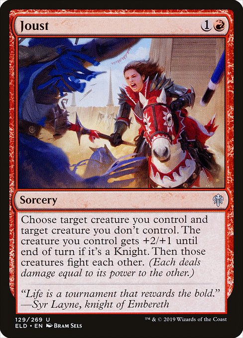 Joust - Throne of Eldraine Uncommon Card