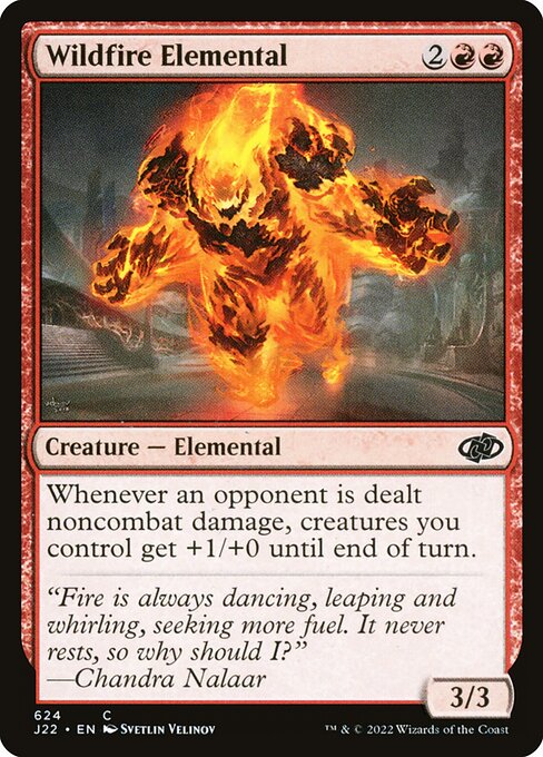 Wildfire Elemental - Jumpstart 2022 Common Card