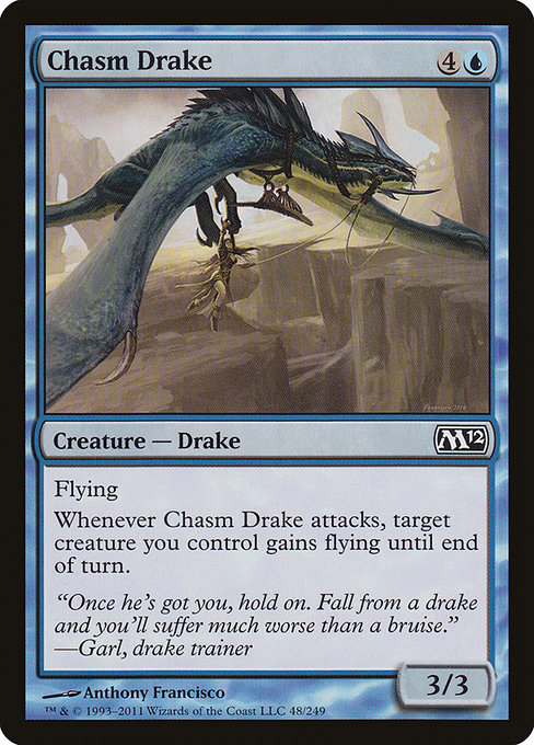 Chasm Drake - Magic 2012 Common Card