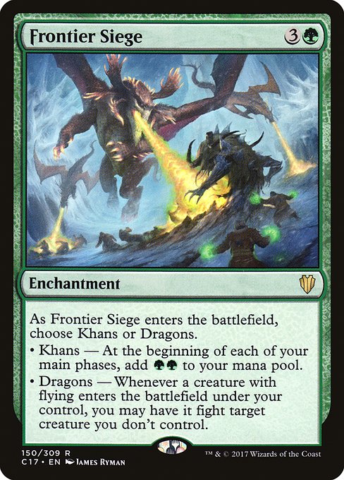 Frontier Siege - Commander 2017 Rare Card