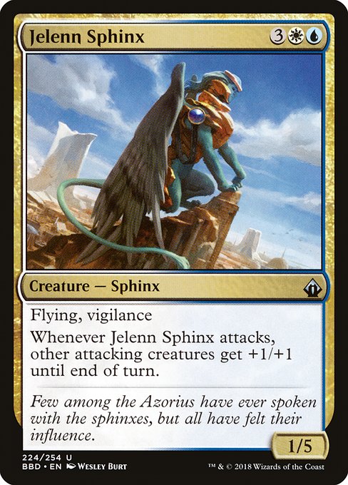 Jelenn Sphinx - Battlebond Uncommon Card