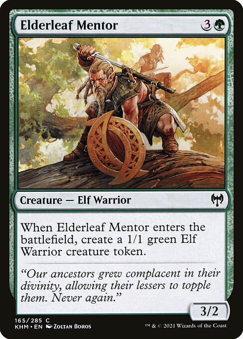 Elderleaf Mentor - Kaldheim Common Card