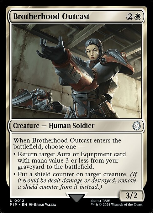 Brotherhood Outcast - Fallout Uncommon Card