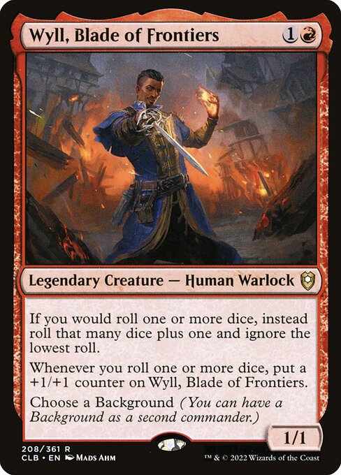 Wyll, Blade of Frontiers - Commander Legends: Battle for Baldur's Gate Rare Card