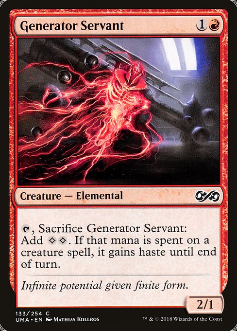 Generator Servant - Ultimate Masters Common Card