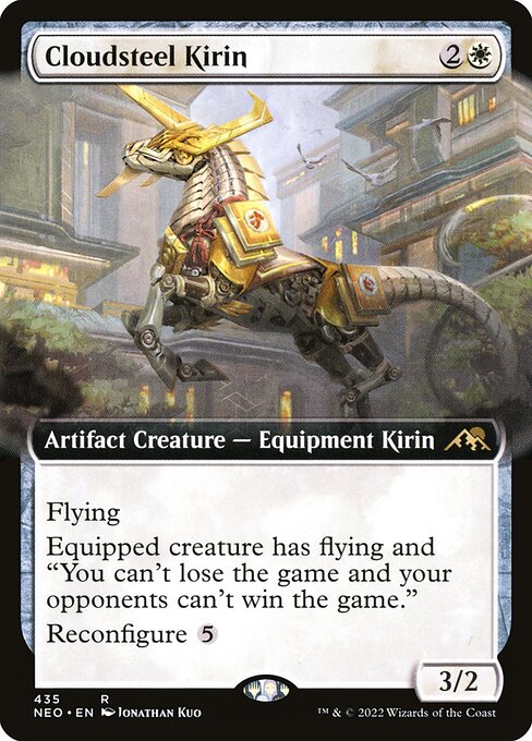 Cloudsteel Kirin - Kamigawa: Neon Dynasty Rare Card