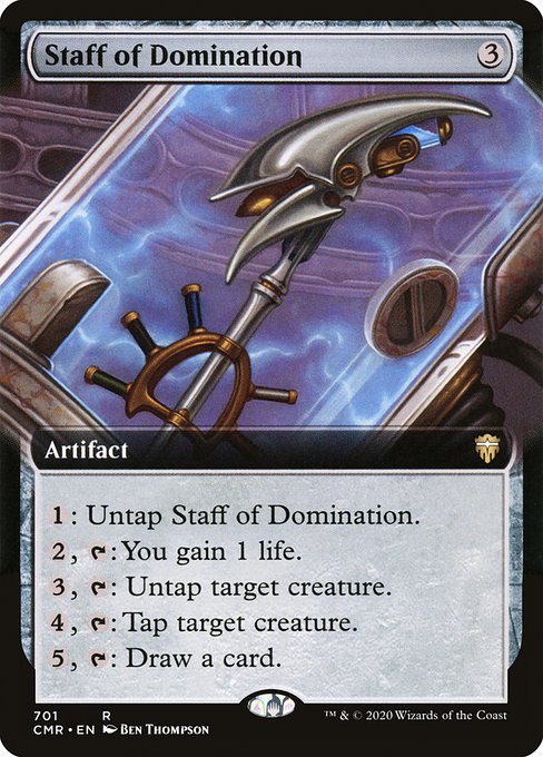 Staff of Domination - Commander Legends Rare Card