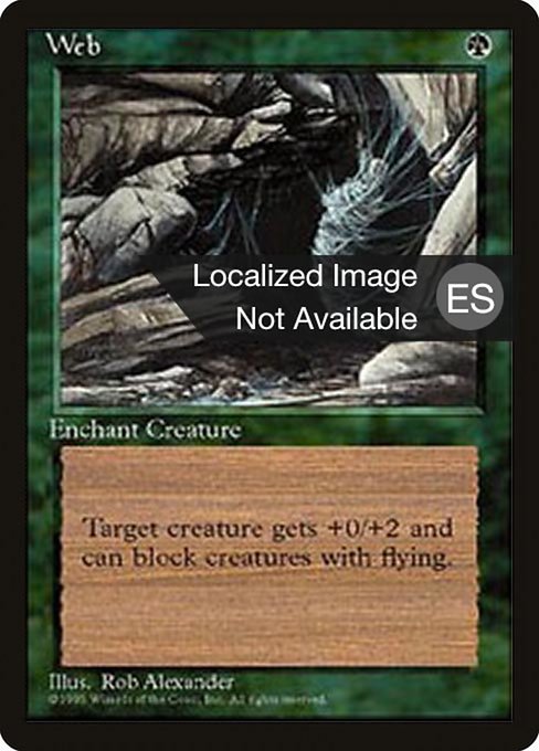 Web - Fourth Edition Foreign Black Border Rare Card