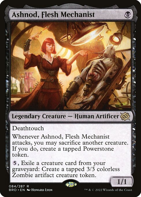 Ashnod, Flesh Mechanist - The Brothers' War Rare Card