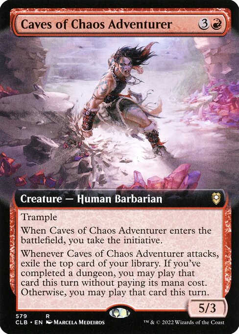 Caves of Chaos Adventurer - Commander Legends: Battle for Baldur's Gate Rare Card