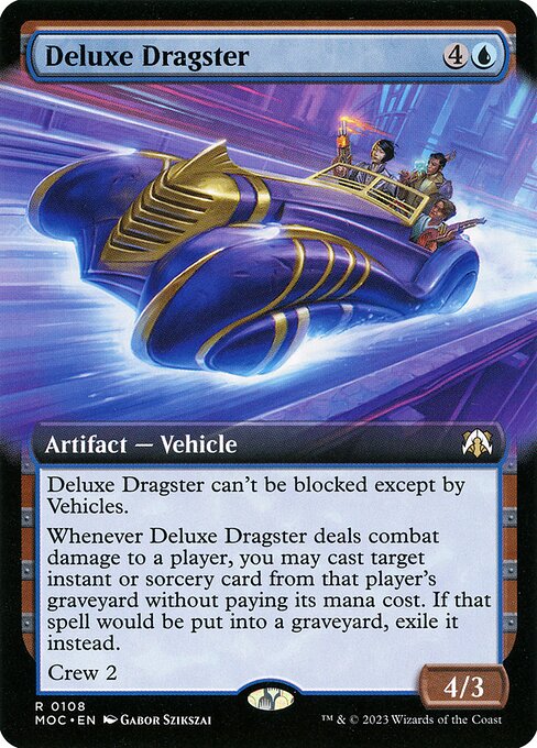 Deluxe Dragster - March of the Machine Commander Rare Card
