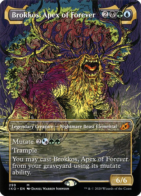 Brokkos, Apex of Forever - Ikoria: Lair of Behemoths Mythic Card