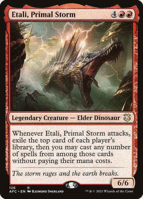 Etali, Primal Storm - Forgotten Realms Commander Rare Card
