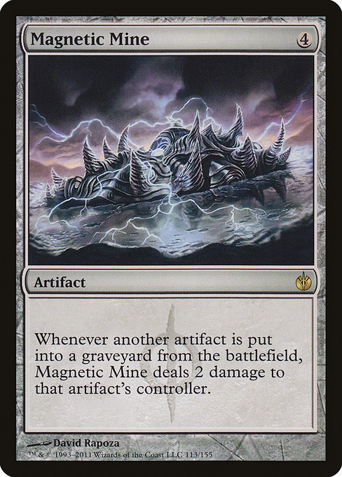 Magnetic Mine - Mirrodin Besieged Rare Card