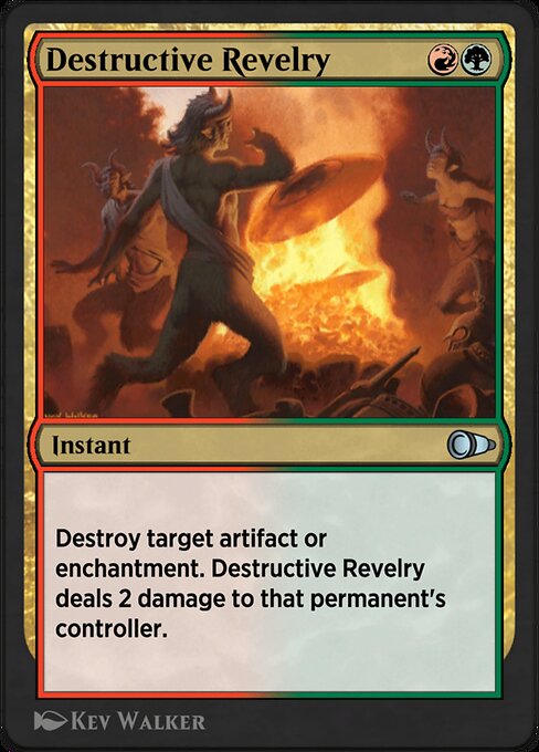 Destructive Revelry - Pioneer Masters Uncommon Card
