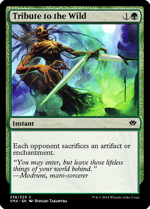 Tribute to the Wild - Vintage Masters Common Card