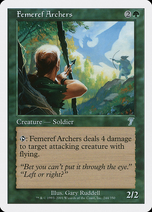 Femeref Archers - Seventh Edition Uncommon Card