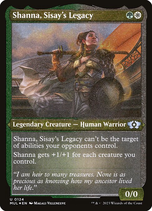 Shanna, Sisay's Legacy - Multiverse Legends Uncommon Card