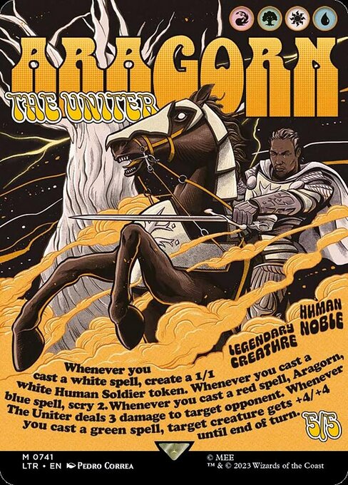 Aragorn, the Uniter - The Lord of the Rings: Tales of Middle-earth Mythic Card