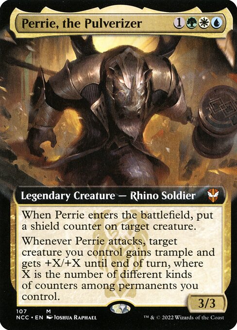 Perrie, the Pulverizer - New Capenna Commander Mythic Card