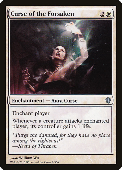 Curse of the Forsaken - Commander 2013 Uncommon Card