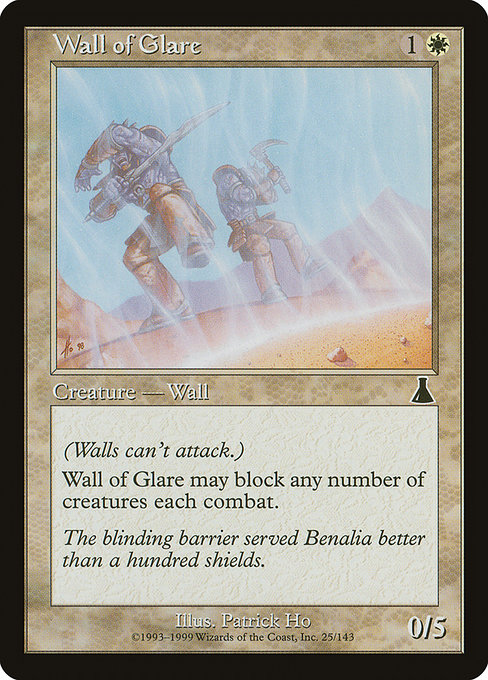Wall of Glare - Urza's Destiny Common Card