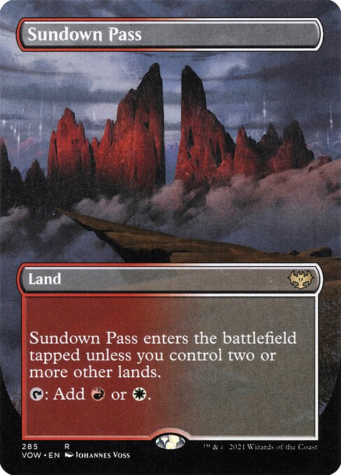 Sundown Pass - Innistrad: Crimson Vow Rare Card