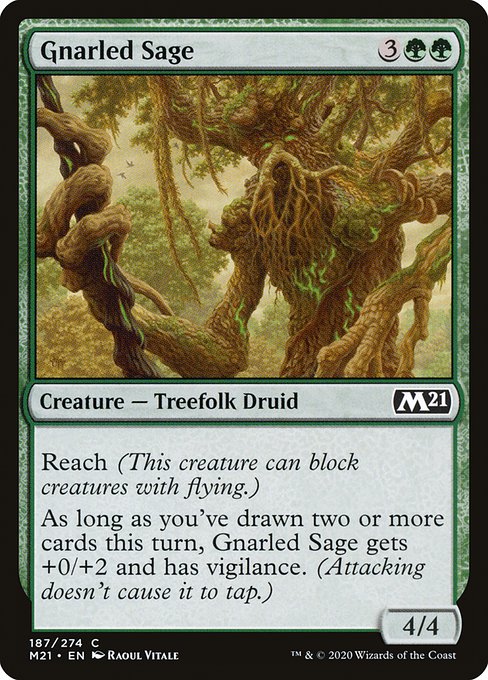 Gnarled Sage - Core Set 2021 Common Card