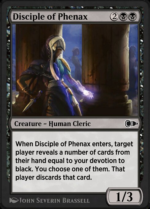 Disciple of Phenax - Pioneer Masters Common Card