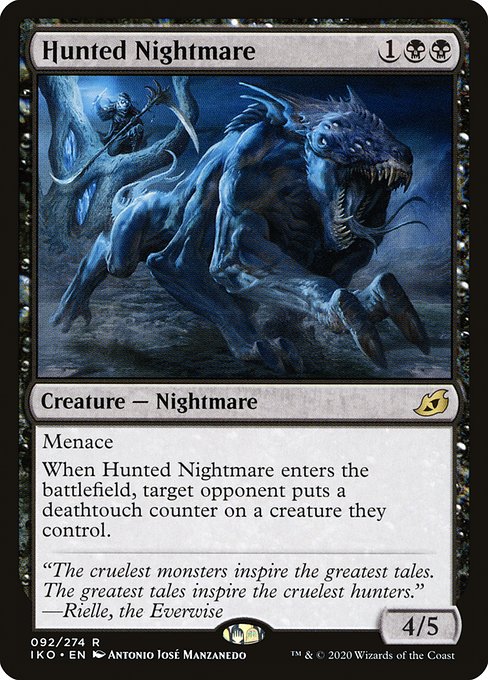 Hunted Nightmare - Ikoria: Lair of Behemoths Rare Card