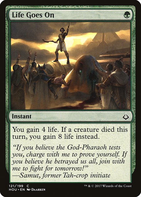 Life Goes On - Hour of Devastation Common Card