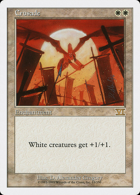 Crusade - Classic Sixth Edition Rare Card