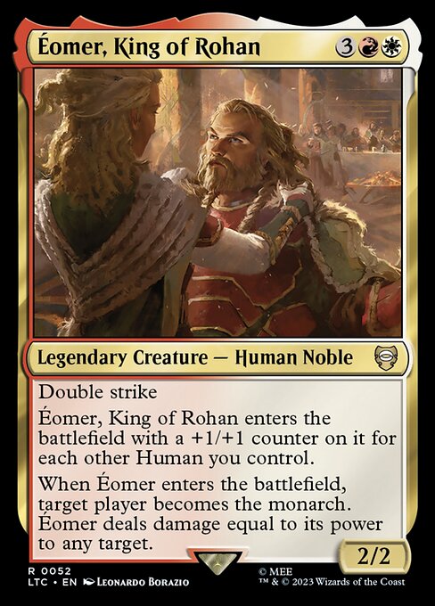 Éomer, King of Rohan - Tales of Middle-earth Commander Rare Card