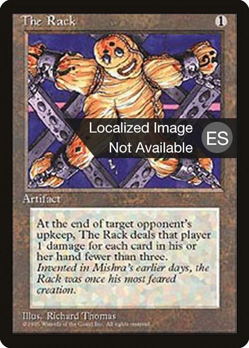 The Rack - Fourth Edition Foreign Black Border Uncommon Card
