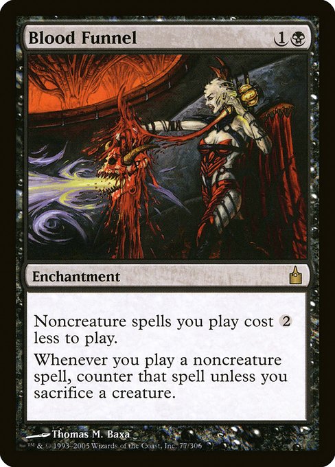 Blood Funnel - Ravnica: City of Guilds Rare Card