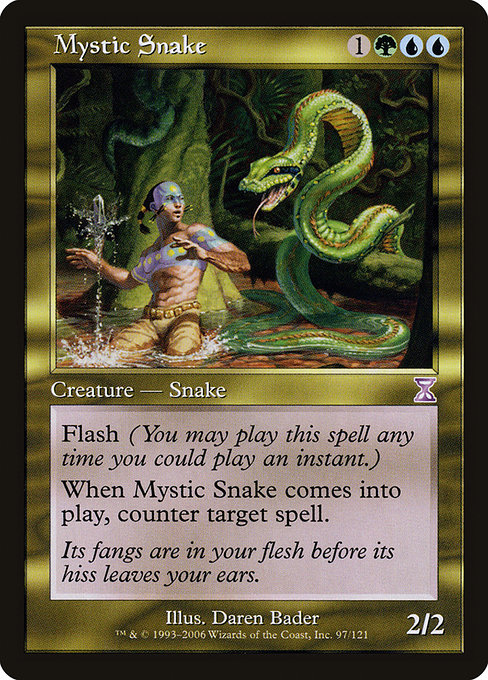 Mystic Snake - Time Spiral Timeshifted Special Card