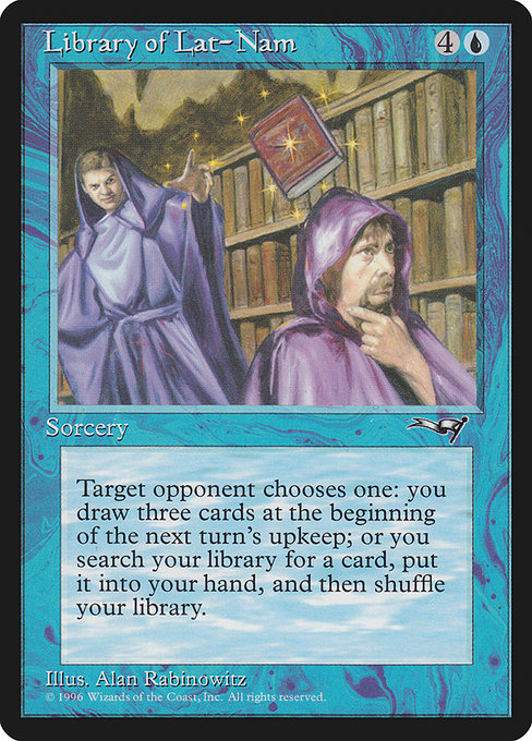 Library of Lat-Nam - Alliances Rare Card