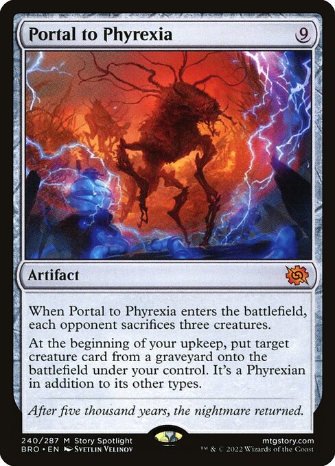 Portal to Phyrexia - The Brothers' War Mythic Card