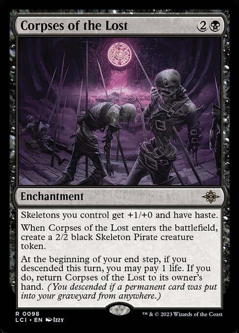 Corpses of the Lost - The Lost Caverns of Ixalan Rare Card