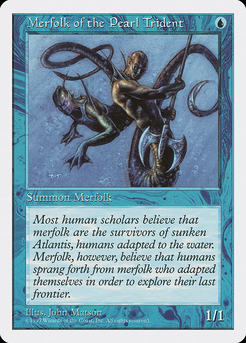 Merfolk of the Pearl Trident - Fifth Edition Common Card