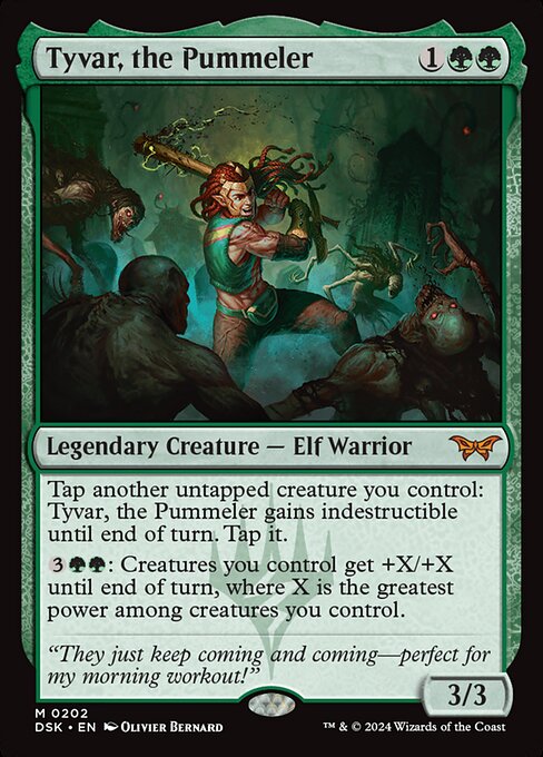 Tyvar, the Pummeler - Duskmourn: House of Horror Mythic Card