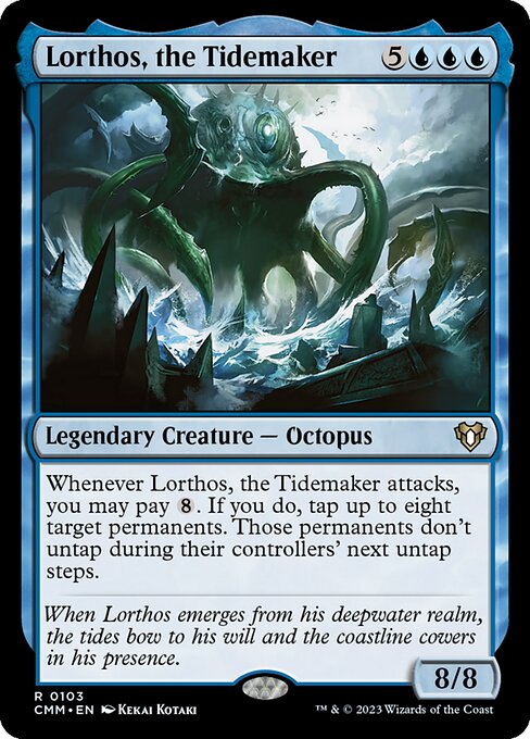 Lorthos, the Tidemaker - Commander Masters Rare Card