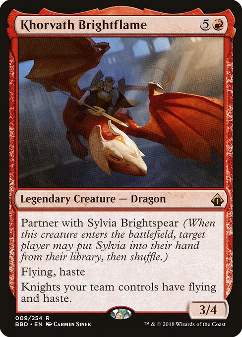Khorvath Brightflame - Battlebond Rare Card