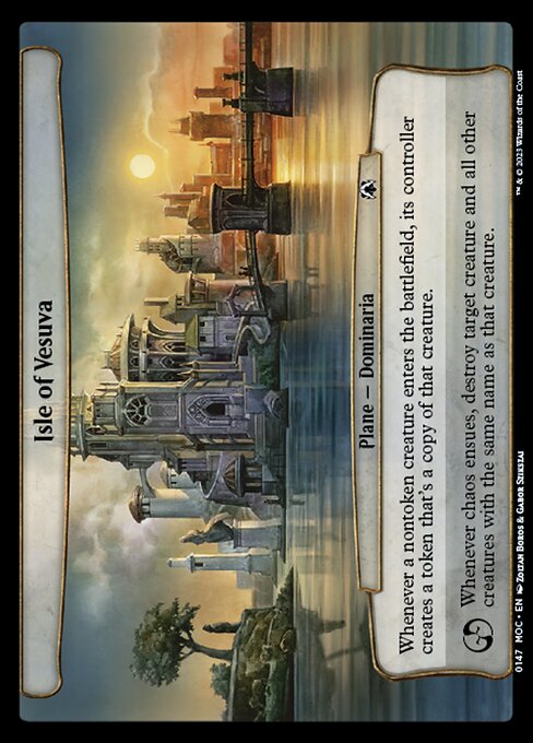 Isle of Vesuva - March of the Machine Commander Common Card