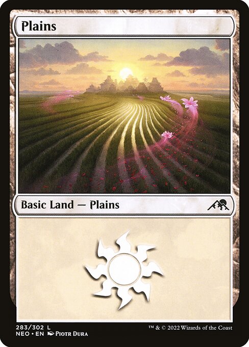 Plains - Kamigawa: Neon Dynasty Common Card