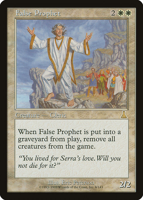 False Prophet - Urza's Destiny Rare Card