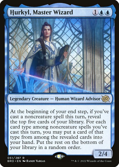 Hurkyl, Master Wizard - The Brothers' War Rare Card